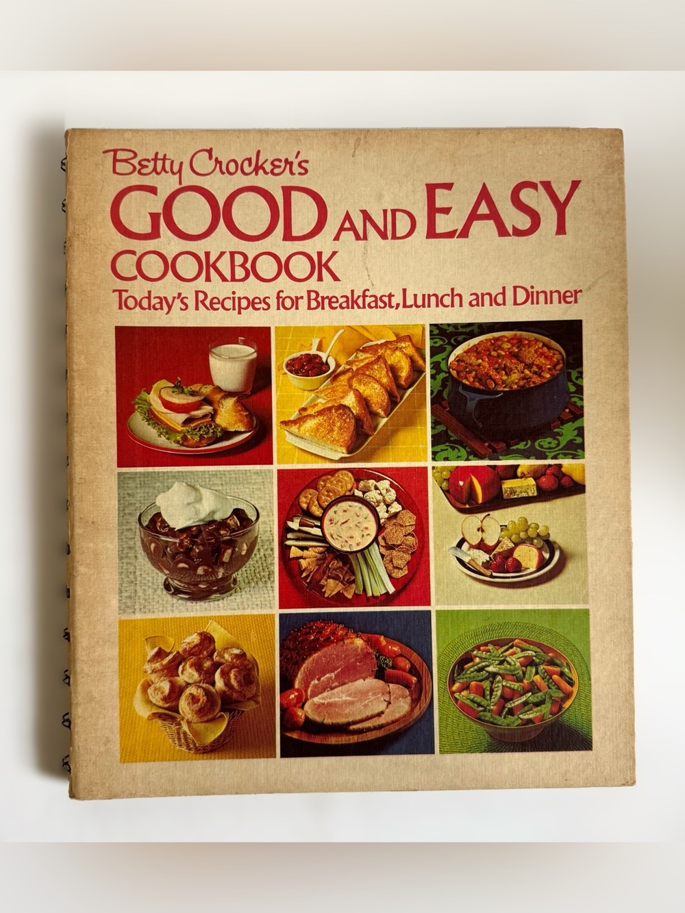 Vintage 1973 Betty Crocker's Good And Easy Cookbook Spiral Binding 4th Printing